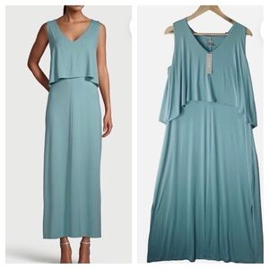 NWT- Chico’s Sleeveless Overlay Maxi Blouson Dress - NWT $119